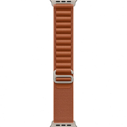 Apple Watch Ultra 3 (2025) 49mm Natural Titanium Case with Terra Cotta Alpine Loop - фото 3