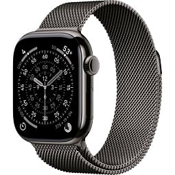 Apple Watch Series 11 42mm GPS + Cellular Titanium Case with Milanese Loop, Slate (MF8U4LW/A) - фото 1