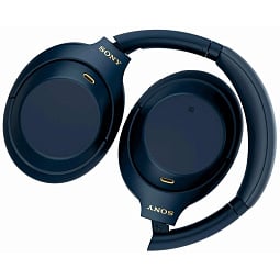 Беспроводные наушники Sony WH-1000XM4, темно-синие - фото 3