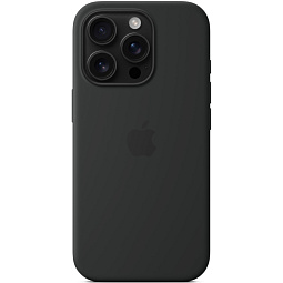 Чехол-накладка iPhone 16 Pro Silicone Case with MagSafe - Black (MYYJ3) - фото 4