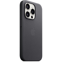 Чехол-накладка iPhone 15 Pro FineWoven Case with MagSafe - Black (MT4H3) - фото 6