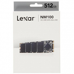 Твердотельный SSD накопитель Lexar M.2 512Gb (LNM100-512RB) - фото 3