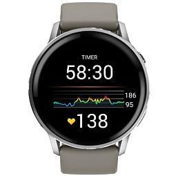 Умные часы Garmin Venu 4 45mm Silver with Silver Gray Silicone Band (010-03014-01) - фото 3