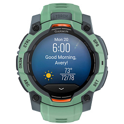 Умные часы Garmin Instinct 3 Amoled 45mm Neo Tropic with Twilight Band (010-02936-01) - фото 2