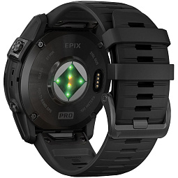 Умные часы Garmin Epix Pro (Gen2) Standart Edition 51mm Slate Gray with Black Band (010-02804-21) - фото 7