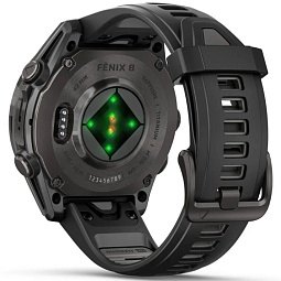 Умные часы Garmin FENIX 8 43mm Amoled Sapphire Titanium Carbon Gray (010-02903-21) - фото 10