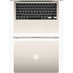13.6" Ноутбук Apple MacBook Air 13 Apple M2 2024 2560x1664, RAM 16 ГБ, SSD 256 ГБ, 8C CPU/8C GPU, macOS, Starlight (MC7W4) - фото 11