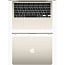 13.6" Ноутбук Apple MacBook Air 13 Apple M2 2024 2560x1664, RAM 16 ГБ, SSD 256 ГБ, 8C CPU/8C GPU, macOS, Starlight (MC7W4) - фото 22