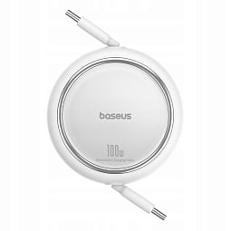 Кабель Baseus Free2Draw Mini USB Type-C to USB Type-C 100W  White (P10364500211-00) - фото 1