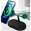 Беспроводное зарядное устройство COTECI WS-39 3 in 1 MagSafe Stand Wireless Fast Charger, Black - фото 11