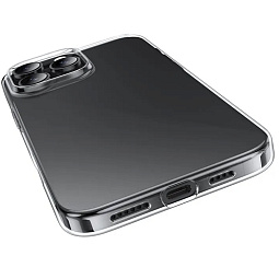Чехол-накладка Hoco для iPhone 16 Pro Max силиконовая прозрачная - фото 4