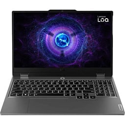 Ноутбук игровой Lenovo LOQ 15IRX9, 15.6" ( Intel Core i7 13650HX, 16Gb, SSD 512Gb, NVIDIA GeForce RTX 4050, 1920х1080, без ОС), Luna Gray, серый (83DV01EQSA) - фото 1