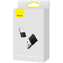 Беспроводной адаптер Bluetooth Baseus BA04 (ZJBA000001), Черный - фото 4