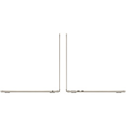 13.6" Ноутбук Apple MacBook Air 13 2025 2560x1664, Apple M4, RAM 16 ГБ, SSD 256 ГБ, 10C CPU/8C GPU, macOS, Starlight (Z1CV0002T) - фото 5