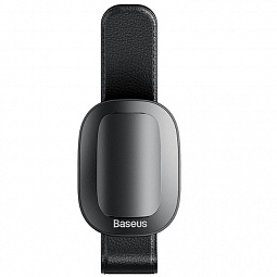 Держатель для очков Baseus Platinum Vehicle eyewear clip (clamping type) черный (ACYJN-B01) - фото 1
