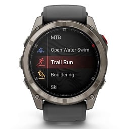 Умные часы Garmin FENIX 8 Pro 51mm Amoled Sapphire Titanium with Graphite/Black Silicone Band (010-03199-11) - фото 2