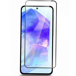 Защитное стекло для Samsung Galaxy A55 Black 3D - фото 1