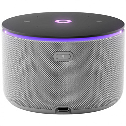 Яндекс Станция Мини 3 Про с Алисой, Zigbee, 18 Вт, Серая - фото 3