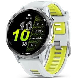 Умные часы Garmin Forerunner 970 Titanium Whitestone/Translucent Amp Yellow (010-02969-11) - фото 1