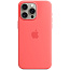 Чехол-накладка iPhone 15 Pro Max Silicone Case with MagSafe - Guava (MT1V3) - фото 5