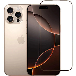 Защитное стекло Remax для iPhone 17/16 Pro 3D Black - фото 1