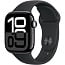 Apple Watch Series 10 46mm GPS Aluminum Case with Sport Band M/L, Jet Black/Black (MWWQ3LW/A), Б/У - фото 4
