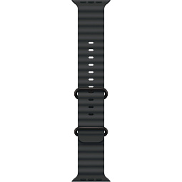 Apple Watch Ultra 2 (2024) 49mm Black Titanium Case with Black Ocean Band, MX4P3 - фото 3