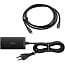 Блок питания сетевой Baseus Gan5 Pro Desktop Fast Charger 1U+2C+HDMI 67W with 1.5m power cord EU с кабелем Type-C to Type-C 100W (20V/5A) 1m (CCGP110201) - фото 11