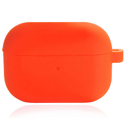 Чехол силиконовый для AirPods Pro 2 оранжевый - фото 2
