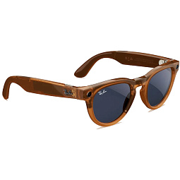 Умные очки Ray-Ban Meta Headliner Shiny Caramel Transitions Sapphire, 150 - 50 Size - фото 3