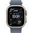 Apple Watch Ultra 3 (2025) 49mm Natural Titanium Case with Anchor Blue Ocean Band, MEWH4LW/A - фото 5