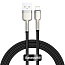 Кабель Baseus Cafule Series Metal Data Cable USB to IP 2.4A 2m, Black - фото 11