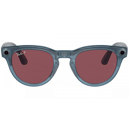 Умные очки Ray-Ban Meta Headliner Shiny Jeans Polar Dusty Red, 150 - 50 Size - фото 1