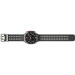 Умные часы Samsung Galaxy Watch Ultra 2025 47mm LTE Titanium Silver Gray Band, черный/серый - фото 5