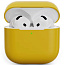 Чехол для AirPods 4 силиконовый желтый - фото 2