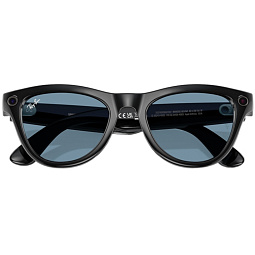 Умные очки Ray-Ban Meta Skyler Shiny Black Cerullean Blue, 150 - 52 Size - фото 4
