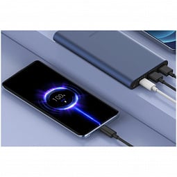 Внешний аккумулятор Xiaomi 22.5W Power Bank 10000mAh (PB100DZM), blue - фото 4