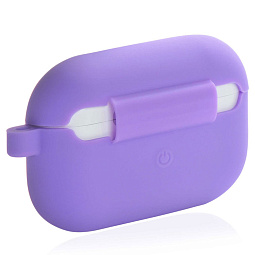 Чехол силиконовый для AirPods Pro 2 Фиолетовый - фото 3