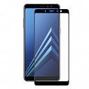 Защитное стекло для Samsung Galaxy A8 Black 3D