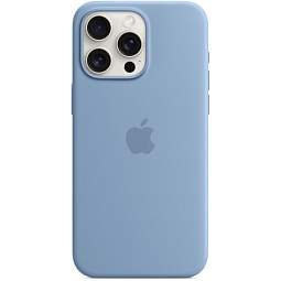 Чехол-накладка iPhone 15 Pro Max Silicone Case with MagSafe - Winter Blue (MT1Y3) - фото 3