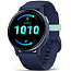 Умные часы Garmin VIVOACTIVE 5, синие с металлически-синим безелем и силиконовым ремешком (010-02862-12) - фото 9