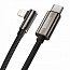 Кабель Baseus Legend Series Elbow Fast Charging Data Cable Type-C to iP PD 20W 1m черный (CATLCS-01) - фото 3