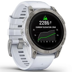 Умные часы Garmin EPIX PRO (Gen 2) Sapphire Edition 47 мм, титановый, белый DLC, белый ремешок (010-02803-21) - фото 3