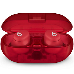 Беспроводные наушники Beats Solo Buds, Transparent Red - фото 2