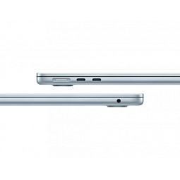 15.3" Ноутбук Apple MacBook Air 15 2025 2880x1864, Apple M4, RAM 24 ГБ, SSD 512 ГБ, 10C CPU/10C GPU, macOS, Sky Blue (MC7D4) - фото 5