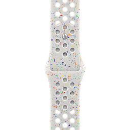 Apple Watch Series 10 42mm GPS Aluminum Case with Nike Band, Silver/Pure Platinum (MYJM3LW/A) - фото 3