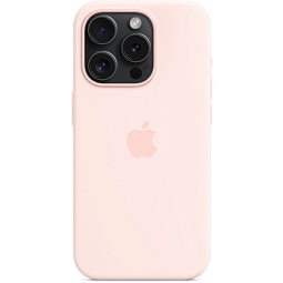 Чехол-накладка iPhone 15 Pro Silicone Case with MagSafe - Light Pink (MT1F3) - фото 4