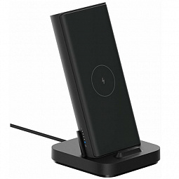 Внешний аккумулятор Xiaomi Wireless Power Bank and Dock 2in1 10000 mAh (WPB25ZM), черный - фото 1