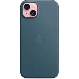 Чехол-накладка iPhone 15 Plus FineWoven Case with MagSafe - Pacific Blue (MT4D3) - фото 2
