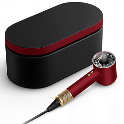 Фен Dyson Supersonic HD16 Red Velvet/Gold (Красный бархат/золото) с кейсом - фото 5